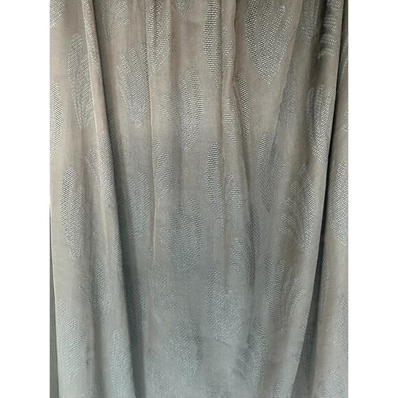 Anthropologie Black Ruffle Shoulder Cut Out Lightweight Semi Sheer Top Size XL - Picture 4 of 9